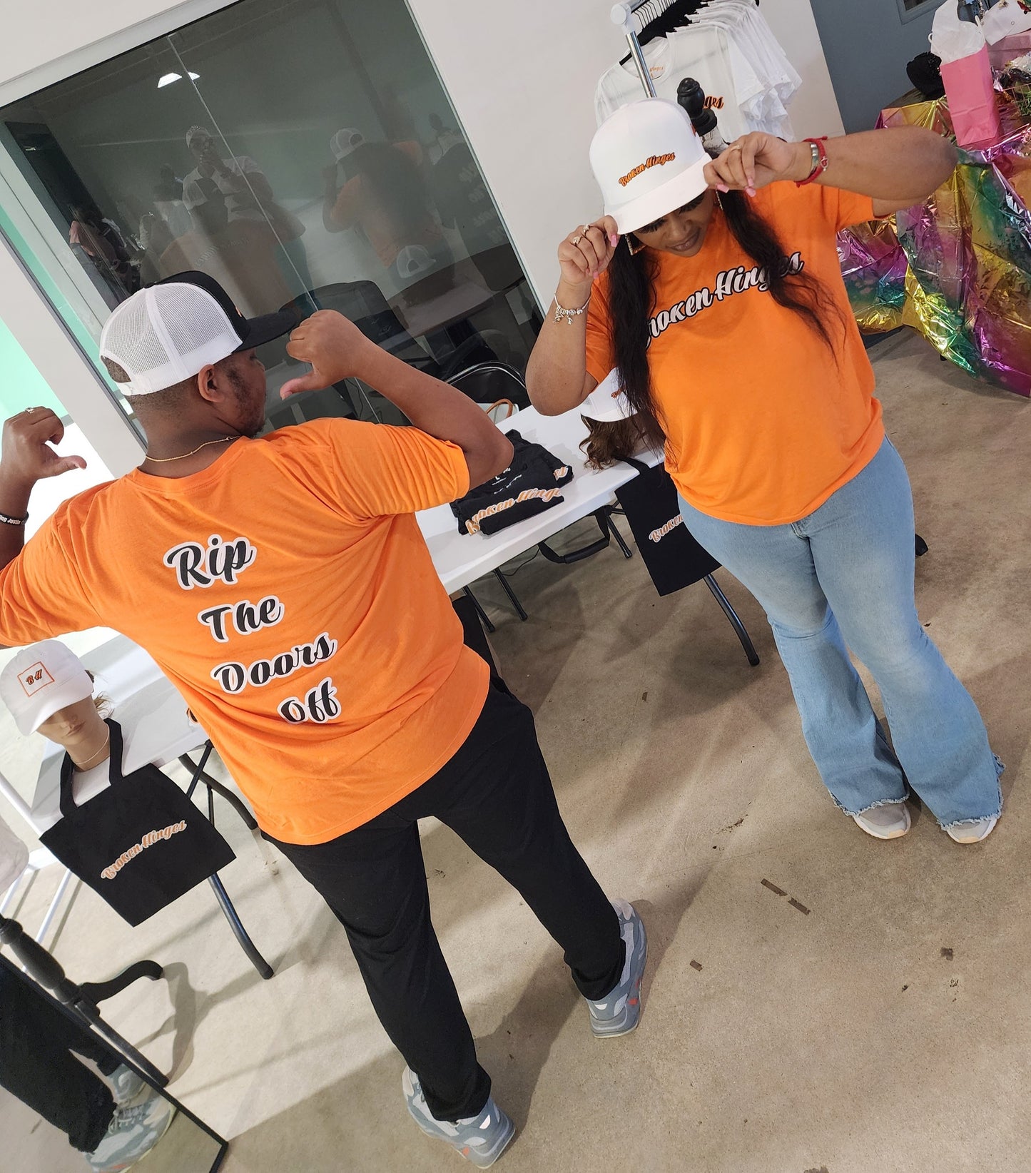 Orange Shirt – “Fire in Motion”