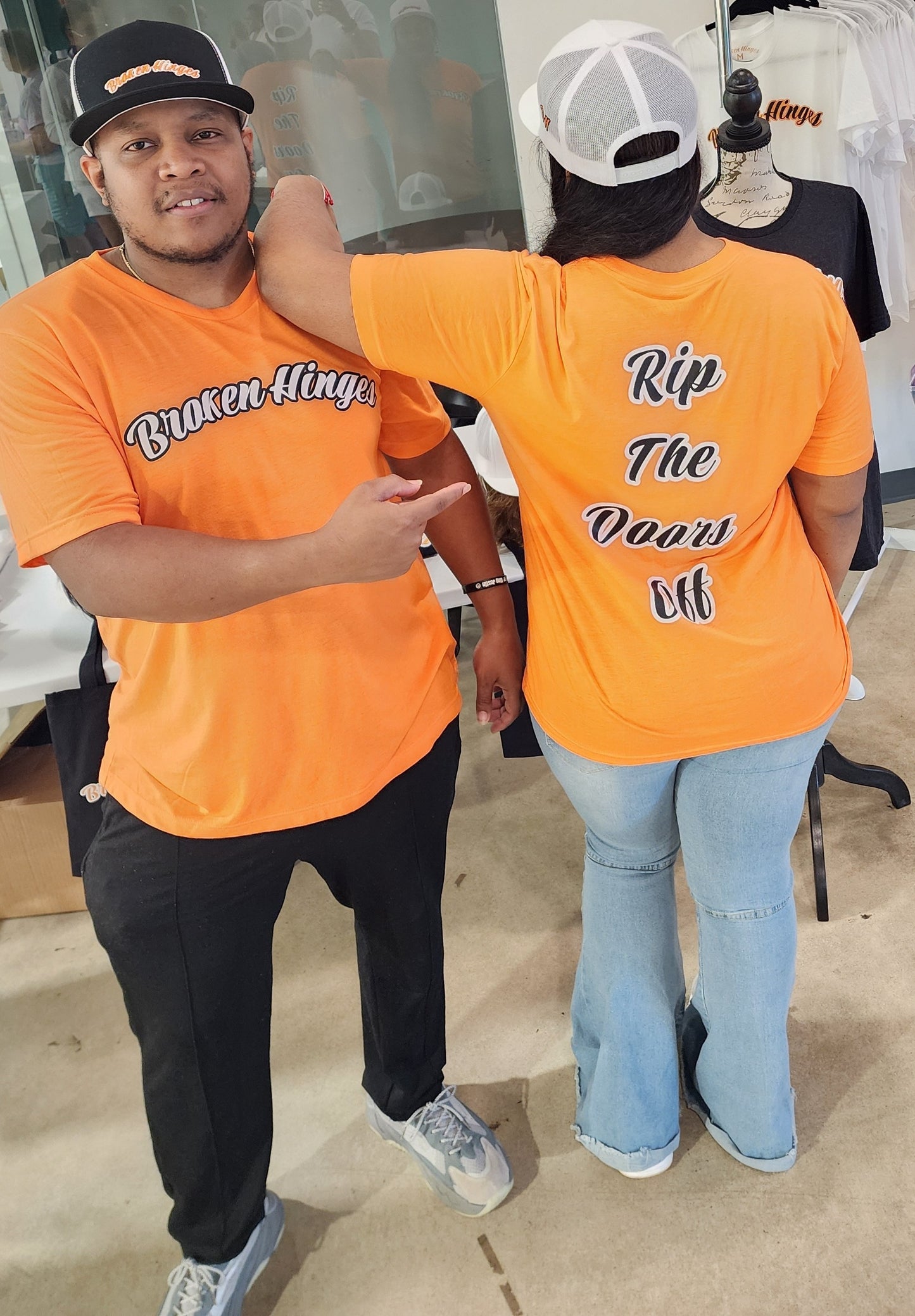 Orange Shirt – “Fire in Motion”