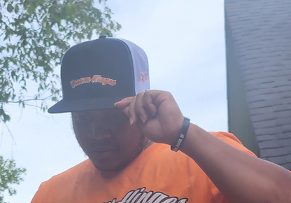 Black/White Snapback